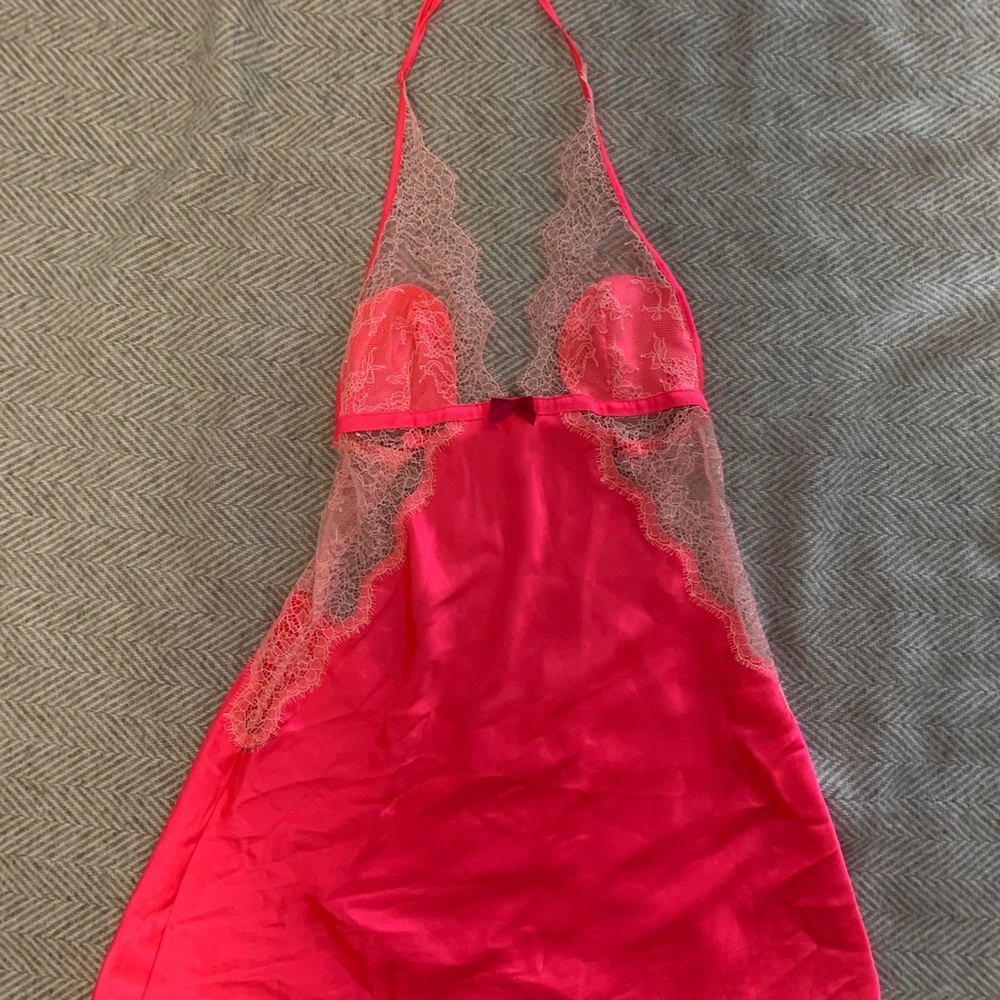 Victoria’s Secret Neon Pink Slip, size S